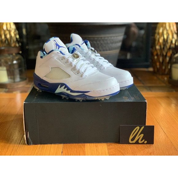 Size 6 Air Jordan 5 Low Golf "Grape Ice" - Picture 4 of 6